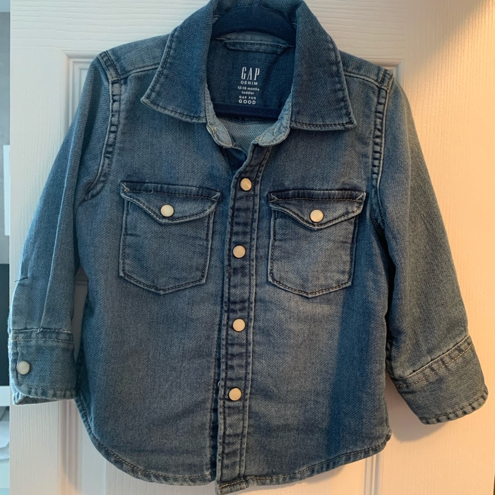 GAP Denim Shirt 12-18 months